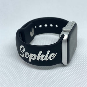 Beautiful Name Customized Silicone Band For iWatch