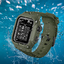 Load image into Gallery viewer, Brett Waterproof Silicone Case Cover with Sport Band Strap For iWatch Apple Watch
