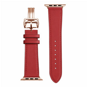 Shiloh Genuine Leather Watch Band for Apple iWatch