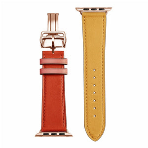 Shiloh Genuine Leather Watch Band for Apple iWatch