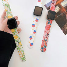 Load image into Gallery viewer, Britton Flowers Silicone Band

