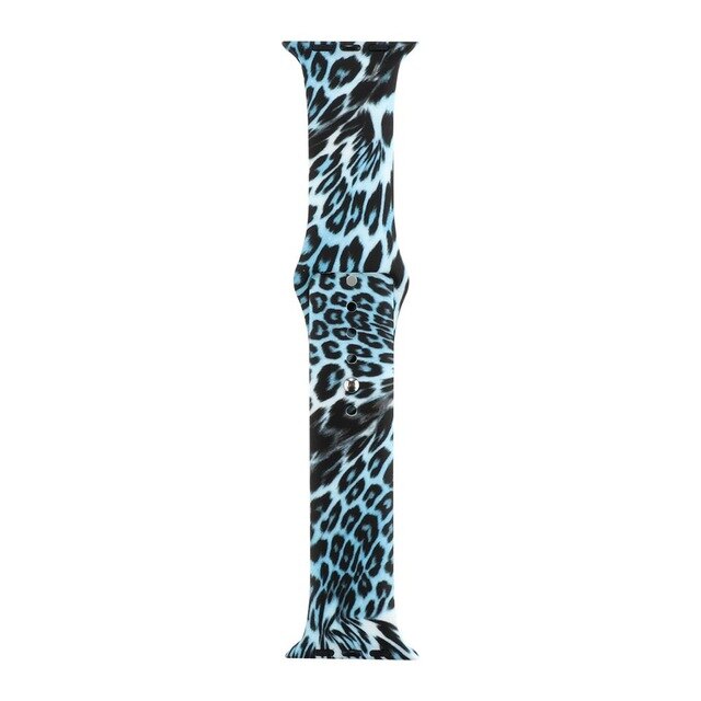 Drew Leopard Printed Silicone Strap